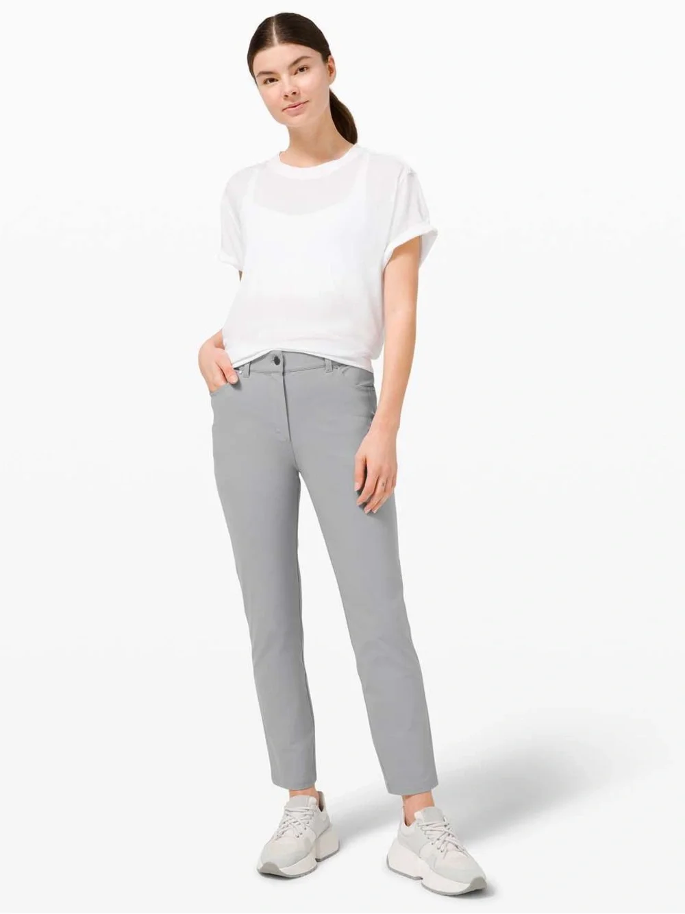 Lululemon City Sleek 5 Pocket 7/8 Pant
Rhino Grey size 6 - Picture 3 of 9